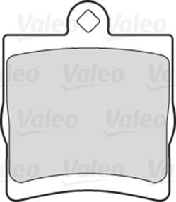 VALEO 301444 - Гальмівні колодки, дискові гальма autozip.com.ua