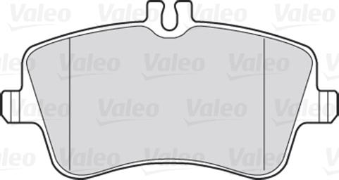 Valeo 301448 - Гальмівні колодки, дискові гальма autozip.com.ua