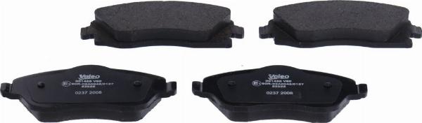 VALEO 301456 - Гальмівні колодки, дискові гальма autozip.com.ua