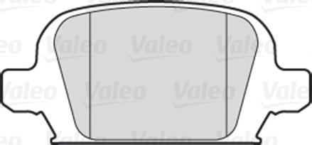 Valeo 301457 - Гальмівні колодки, дискові гальма autozip.com.ua