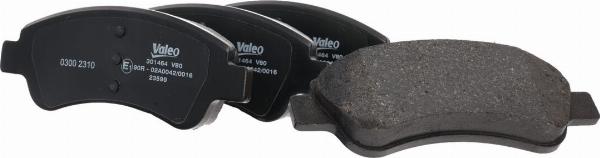 VALEO 301464 - Гальмівні колодки, дискові гальма autozip.com.ua