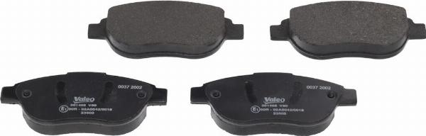 VALEO 301465 - Гальмівні колодки, дискові гальма autozip.com.ua