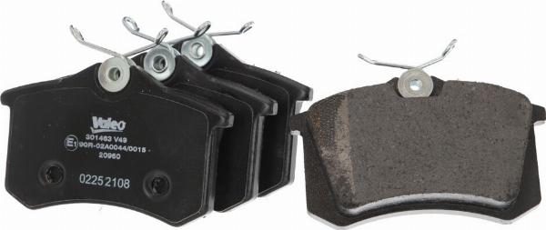 VALEO 301463 - Гальмівні колодки, дискові гальма autozip.com.ua