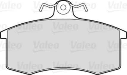 Valeo 301406 - Гальмівні колодки, дискові гальма autozip.com.ua