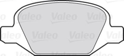 VALEO 301407 - Гальмівні колодки, дискові гальма autozip.com.ua