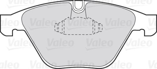 VALEO 301410 - Гальмівні колодки, дискові гальма autozip.com.ua