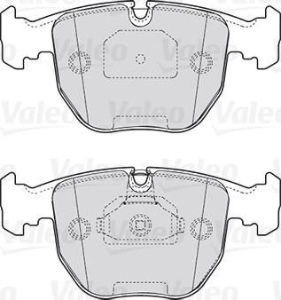 VALEO 301412 - Гальмівні колодки, дискові гальма autozip.com.ua