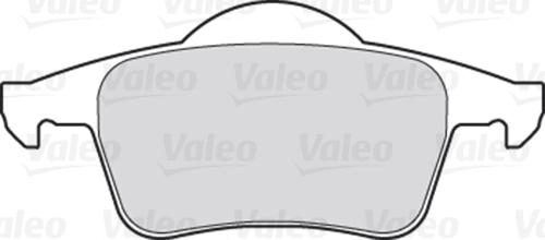 VALEO 301480 - Гальмівні колодки, дискові гальма autozip.com.ua