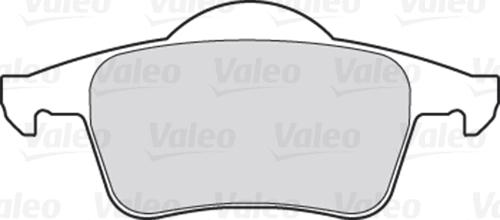 Valeo 301480 - Гальмівні колодки, дискові гальма autozip.com.ua