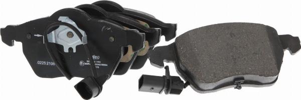 VALEO 301483 - Гальмівні колодки, дискові гальма autozip.com.ua