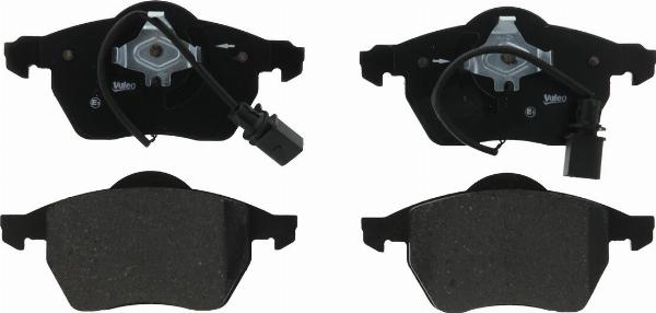 VALEO 301483 - Гальмівні колодки, дискові гальма autozip.com.ua