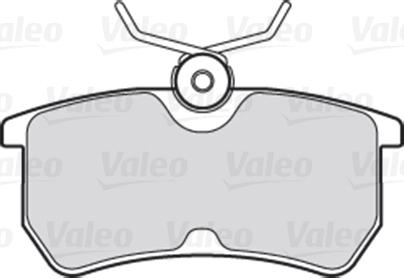 VALEO 301431 - Гальмівні колодки, дискові гальма autozip.com.ua