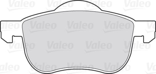 Valeo 301479 - Гальмівні колодки, дискові гальма autozip.com.ua