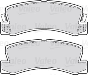 VALEO 301540 - Гальмівні колодки, дискові гальма autozip.com.ua