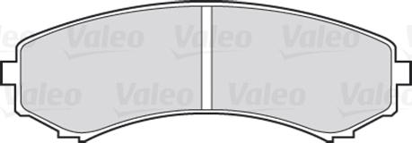 VALEO 301518 - Гальмівні колодки, дискові гальма autozip.com.ua