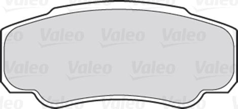 Valeo 301570 - Гальмівні колодки, дискові гальма autozip.com.ua