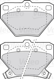 VALEO 301577 - Гальмівні колодки, дискові гальма autozip.com.ua
