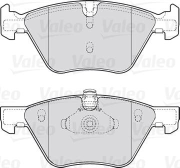 VALEO 301640 - Гальмівні колодки, дискові гальма autozip.com.ua
