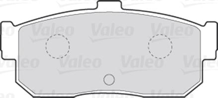 VALEO 301668 - Гальмівні колодки, дискові гальма autozip.com.ua