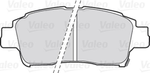 VALEO 301606 - Гальмівні колодки, дискові гальма autozip.com.ua