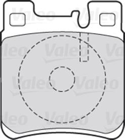 VALEO 301617 - Гальмівні колодки, дискові гальма autozip.com.ua