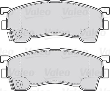 VALEO 301629 - Гальмівні колодки, дискові гальма autozip.com.ua