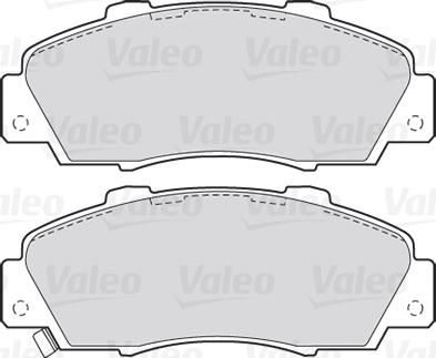 VALEO 301627 - Гальмівні колодки, дискові гальма autozip.com.ua