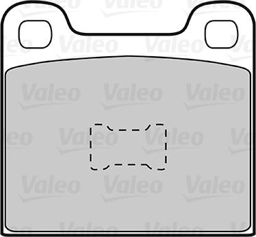 VALEO 301099 - Гальмівні колодки, дискові гальма autozip.com.ua