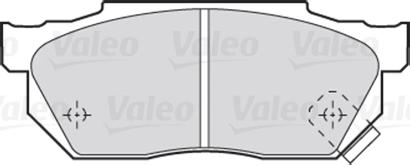 Valeo 301047 - Гальмівні колодки, дискові гальма autozip.com.ua