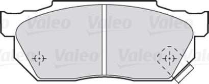 VALEO 301047 - Гальмівні колодки, дискові гальма autozip.com.ua
