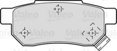 Valeo 301053 - Гальмівні колодки, дискові гальма autozip.com.ua