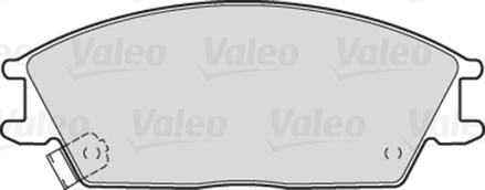 VALEO 301052 - Гальмівні колодки, дискові гальма autozip.com.ua