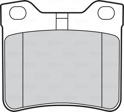 VALEO 301063 - Гальмівні колодки, дискові гальма autozip.com.ua