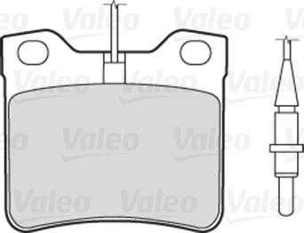 VALEO 301062 - Гальмівні колодки, дискові гальма autozip.com.ua