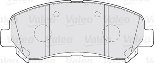 Valeo 301067 - Гальмівні колодки, дискові гальма autozip.com.ua