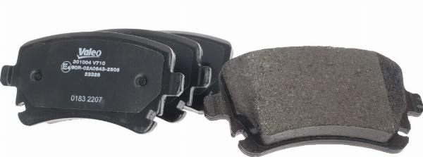 VALEO 301004 - Гальмівні колодки, дискові гальма autozip.com.ua