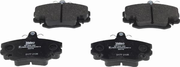 VALEO 301002 - Гальмівні колодки, дискові гальма autozip.com.ua