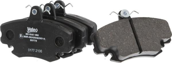 VALEO 301002 - Гальмівні колодки, дискові гальма autozip.com.ua