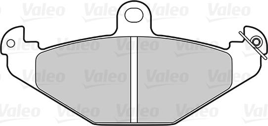 Valeo 301007 - Гальмівні колодки, дискові гальма autozip.com.ua