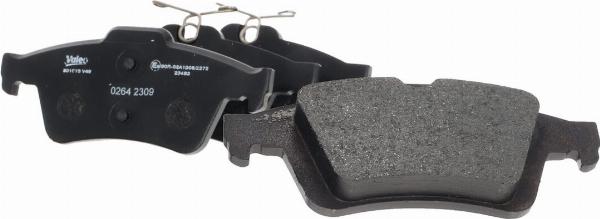 VALEO 301019 - Гальмівні колодки, дискові гальма autozip.com.ua