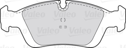 VALEO 301018 - Гальмівні колодки, дискові гальма autozip.com.ua