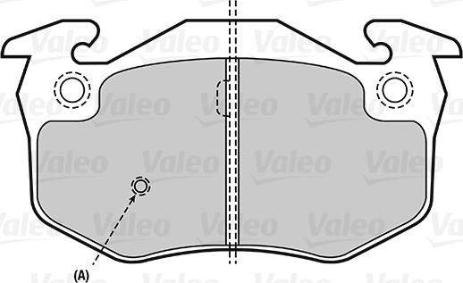 VALEO 301080 - Гальмівні колодки, дискові гальма autozip.com.ua