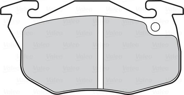 VALEO 301081 - Гальмівні колодки, дискові гальма autozip.com.ua