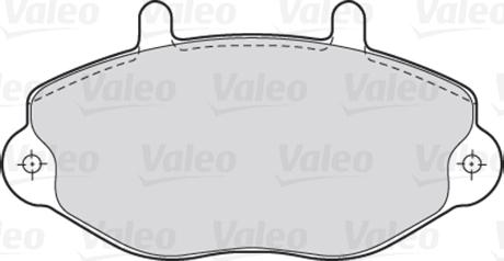 VALEO 301037 - Гальмівні колодки, дискові гальма autozip.com.ua