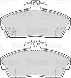 VALEO 301022 - Гальмівні колодки, дискові гальма autozip.com.ua