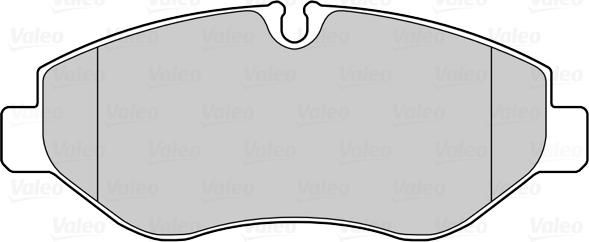 VALEO 301027 - Гальмівні колодки, дискові гальма autozip.com.ua