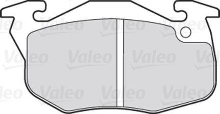 VALEO 301075 - Гальмівні колодки, дискові гальма autozip.com.ua