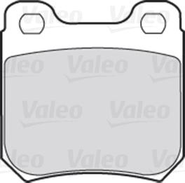 Valeo 301183 - Гальмівні колодки, дискові гальма autozip.com.ua