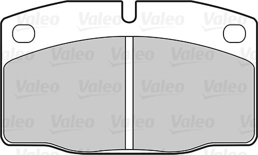 VALEO 301182 - Гальмівні колодки, дискові гальма autozip.com.ua