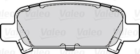 Valeo 301895 - Гальмівні колодки, дискові гальма autozip.com.ua